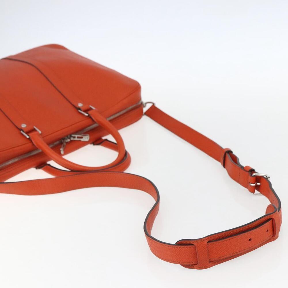LOUIS VUITTON Taiga Porte Documents Voyage Bag Orange M30637 LV Auth 156354 - Picture 8 of 16